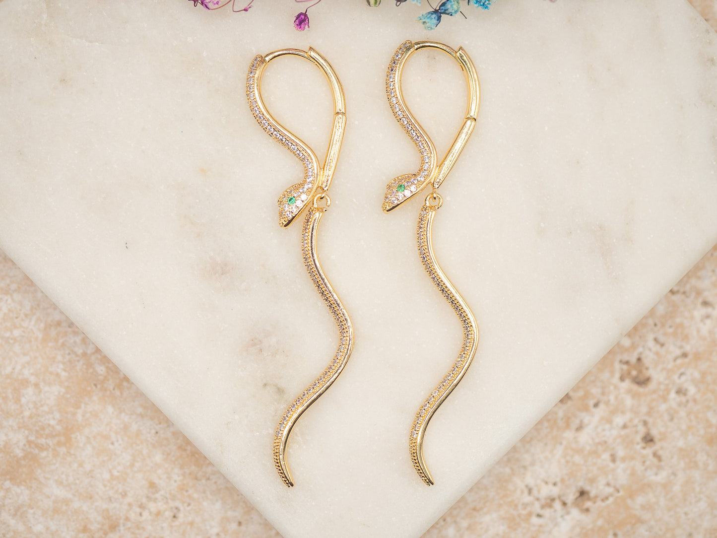Boucles d'oreilles Snake