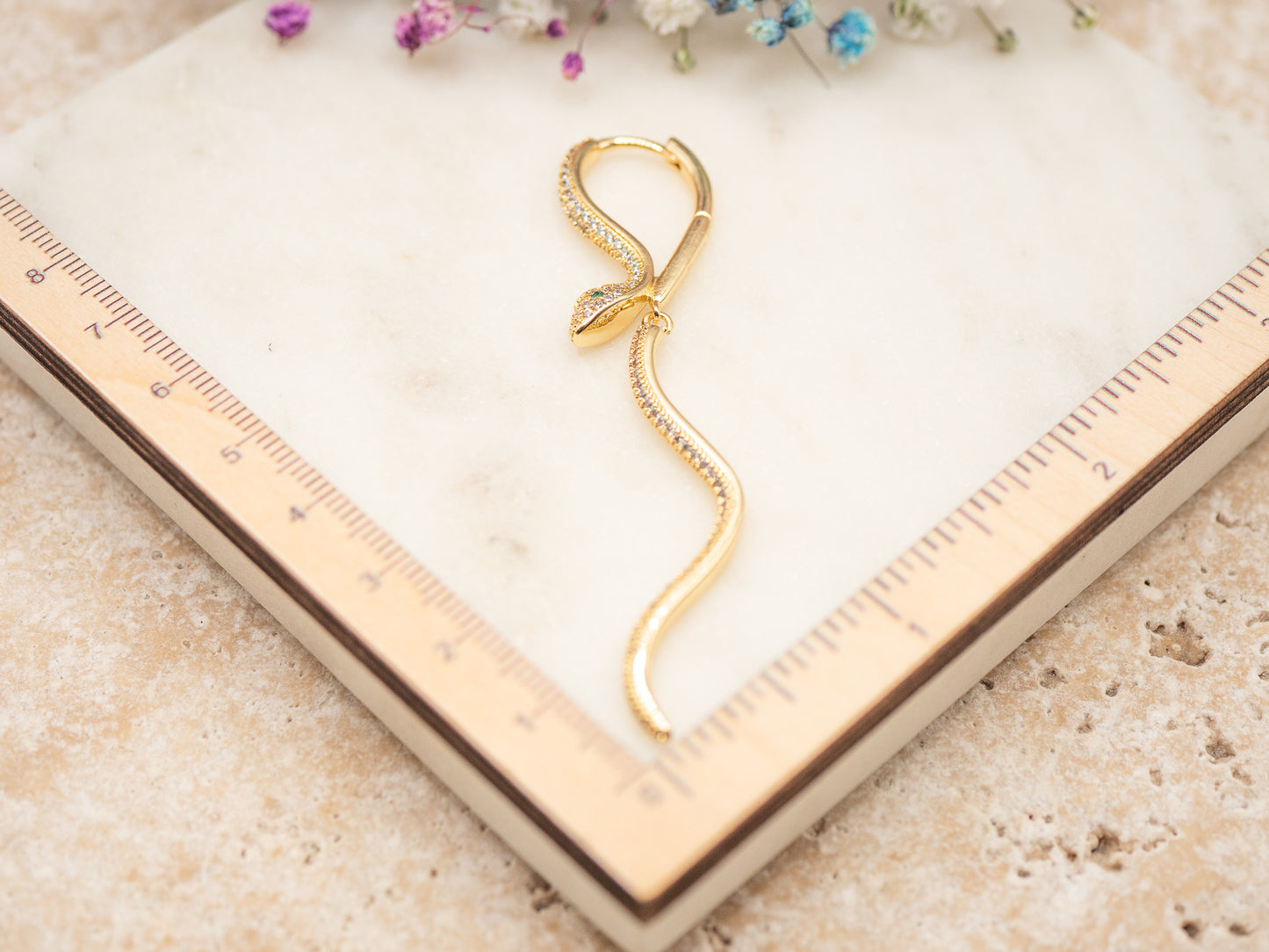 Boucles d'oreilles Snake