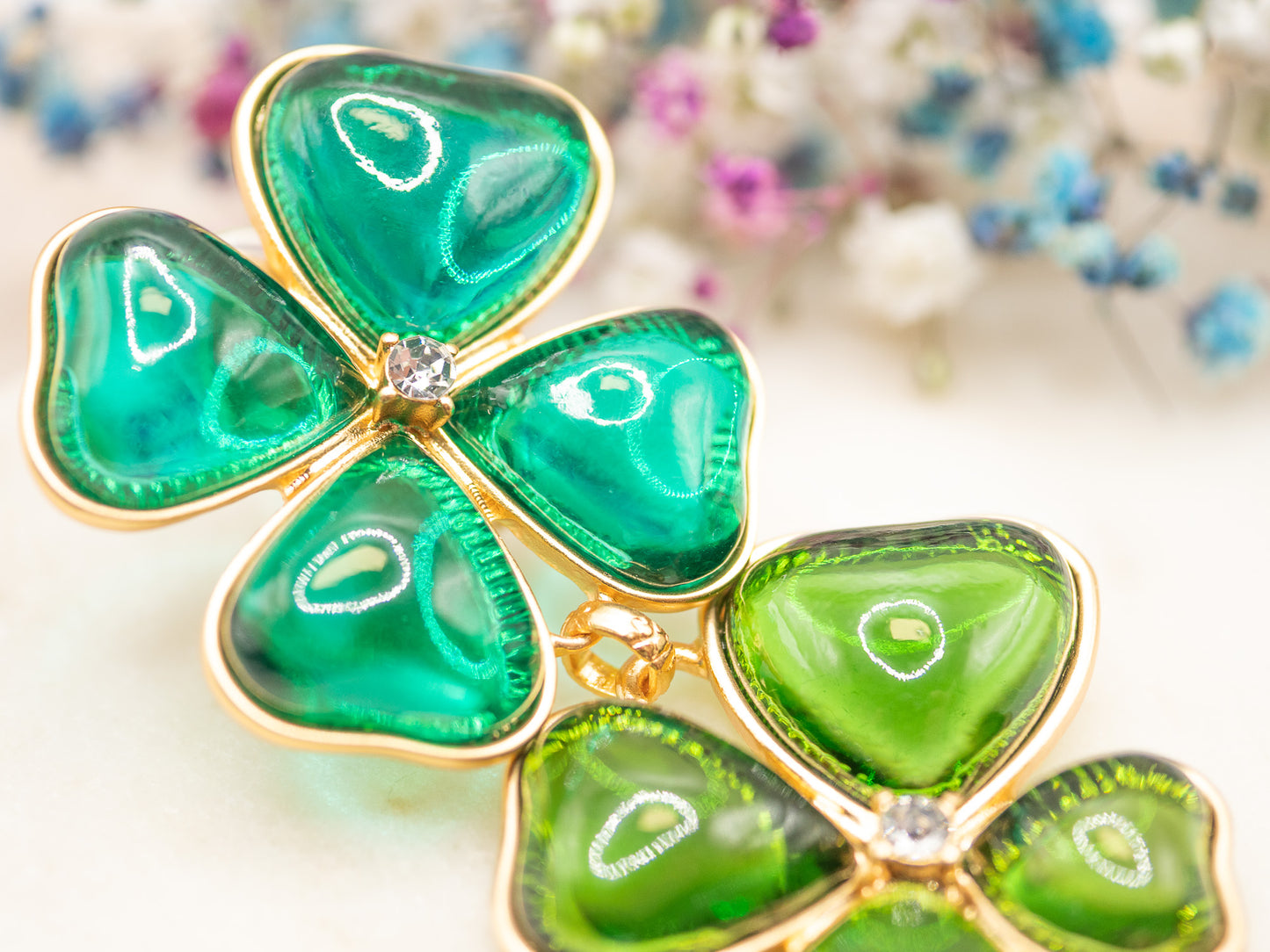 Boucles d'oreilles Cascade (clips)