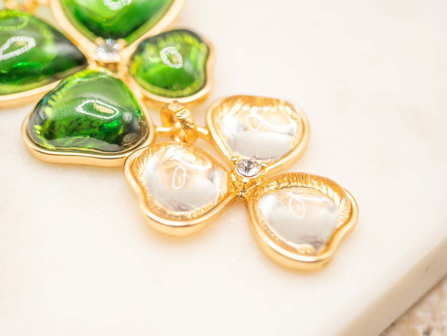 Boucles d'oreilles Cascade (clips)