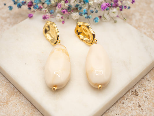 Boucles d'oreilles Ivory