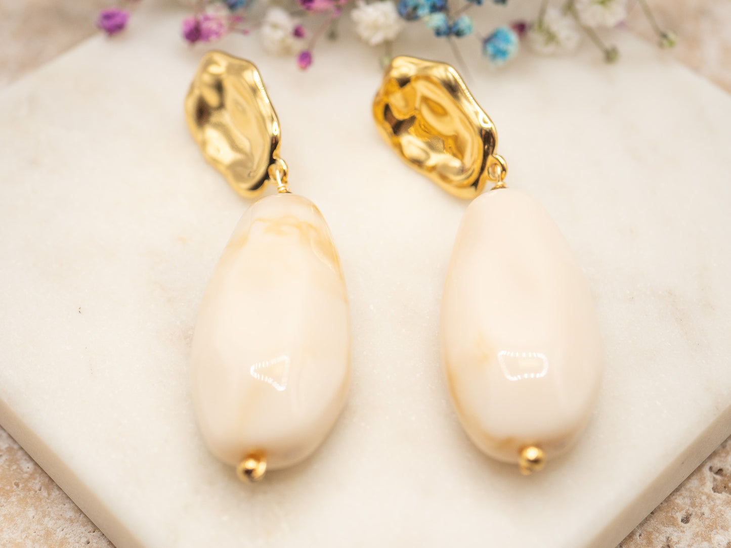 Boucles d'oreilles Ivory