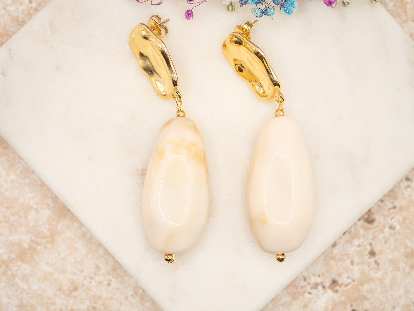 Boucles d'oreilles Ivory