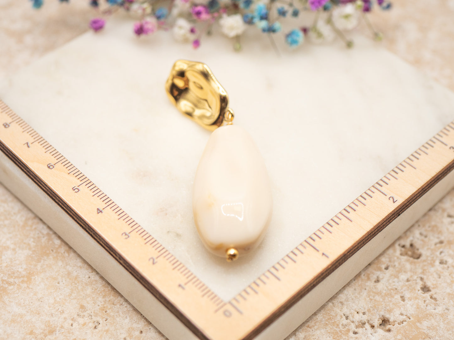 Boucles d'oreilles Ivory