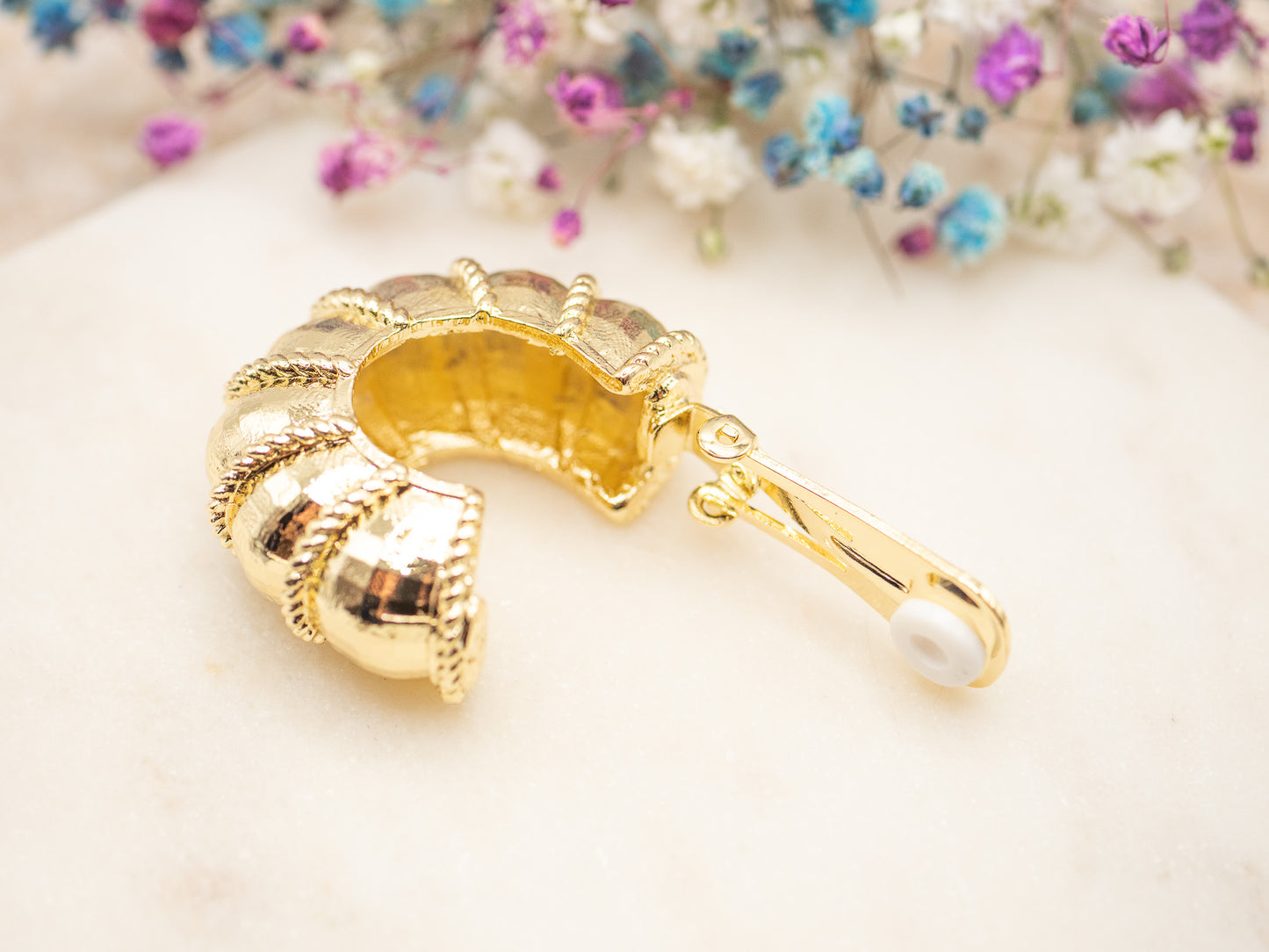 Boucles d'oreilles Velvet Rope (clips)