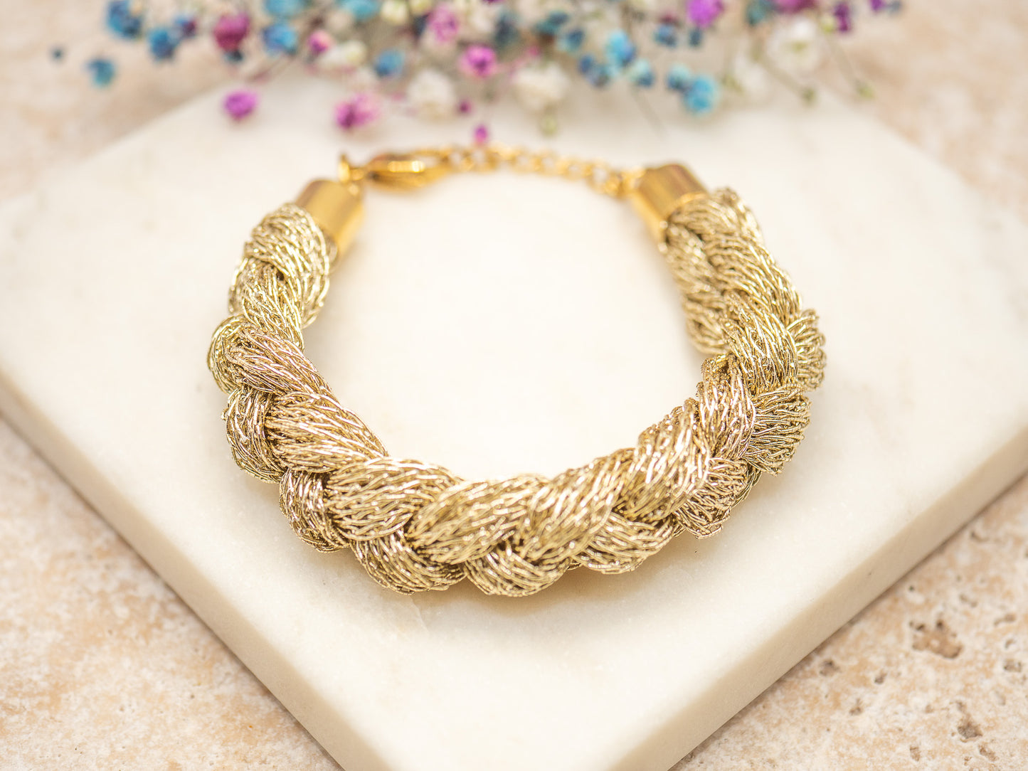 Bracelet Champagne Braid