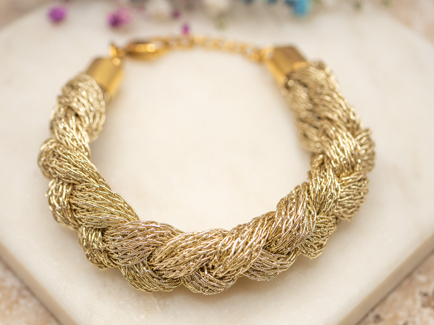 Bracelet Champagne Braid