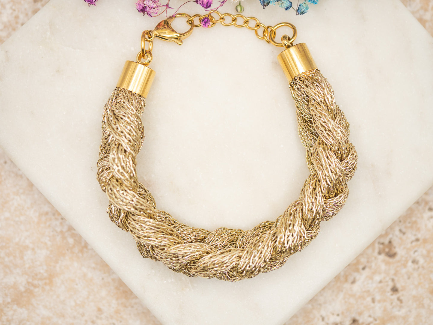 Bracelet Champagne Braid