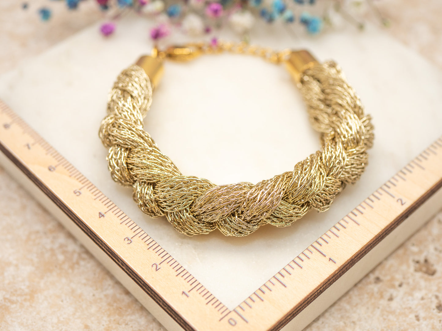 Bracelet Champagne Braid