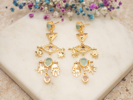 Boucles d'oreilles Temple