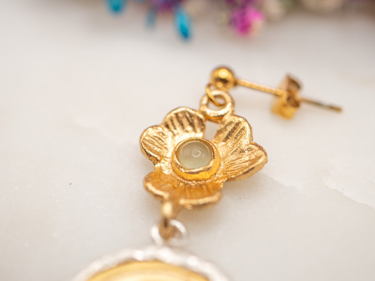 Boucles d'oreilles Médaille Sorevia
