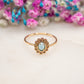 Bague Halo Azura