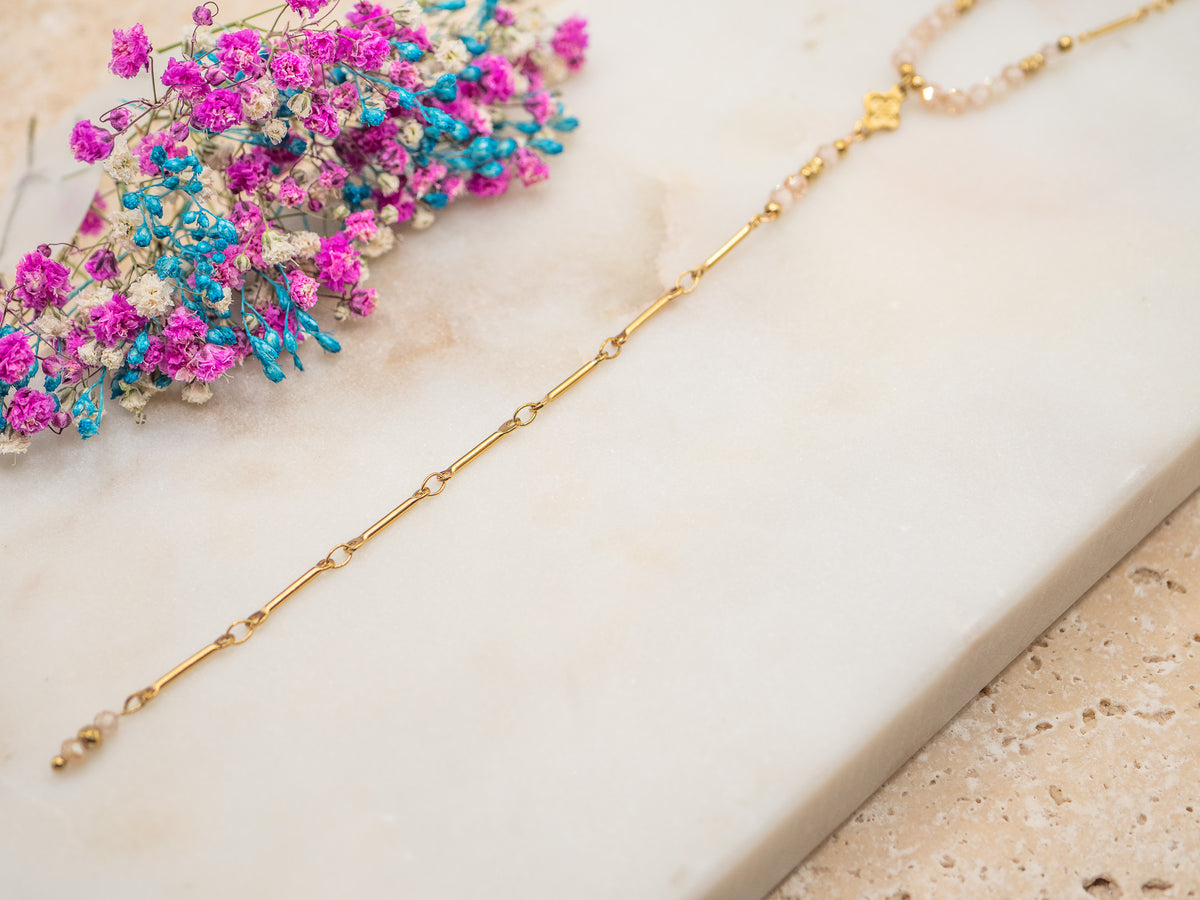 Collier Éclat Rosé Elviana
