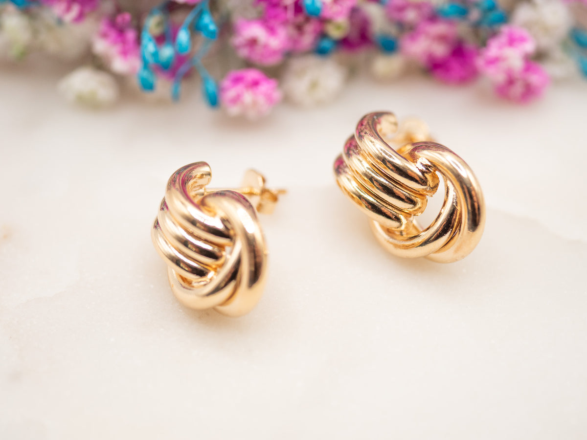 Boucles d'oreilles Nœud Liora