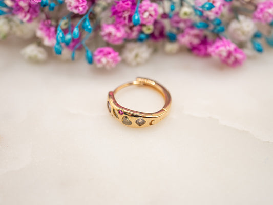 Boucle d'oreille unique Talira Éclats