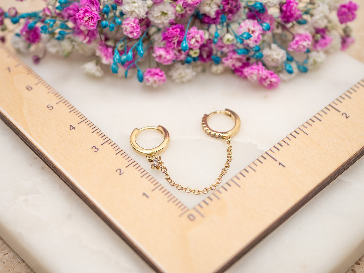 Boucle d'oreille unique Lien Nuvéa