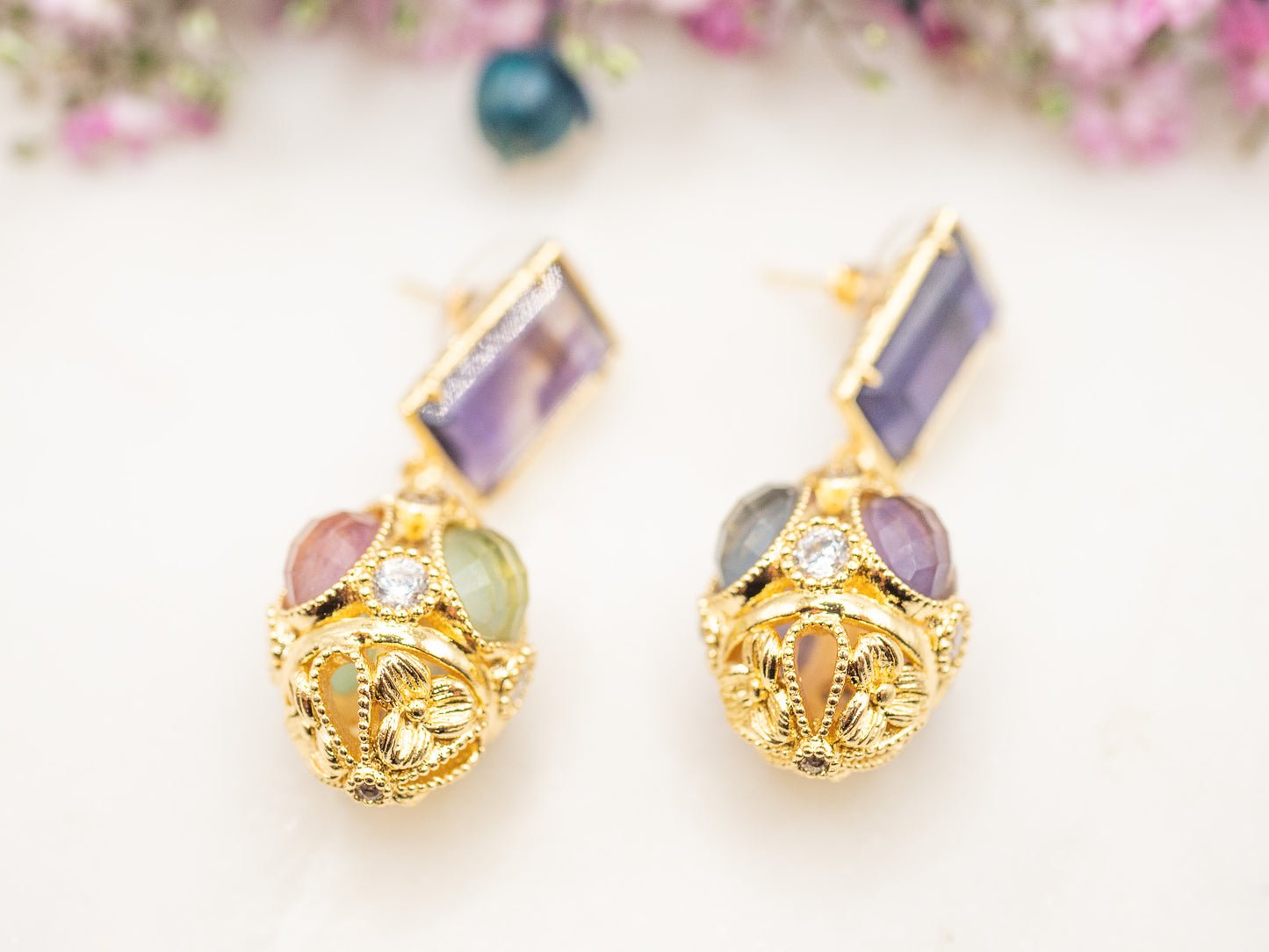 Boucles d'oreilles Gloire Royale