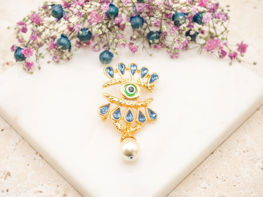 Broche Oeil de Saphir