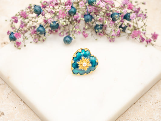 Broche Azurine