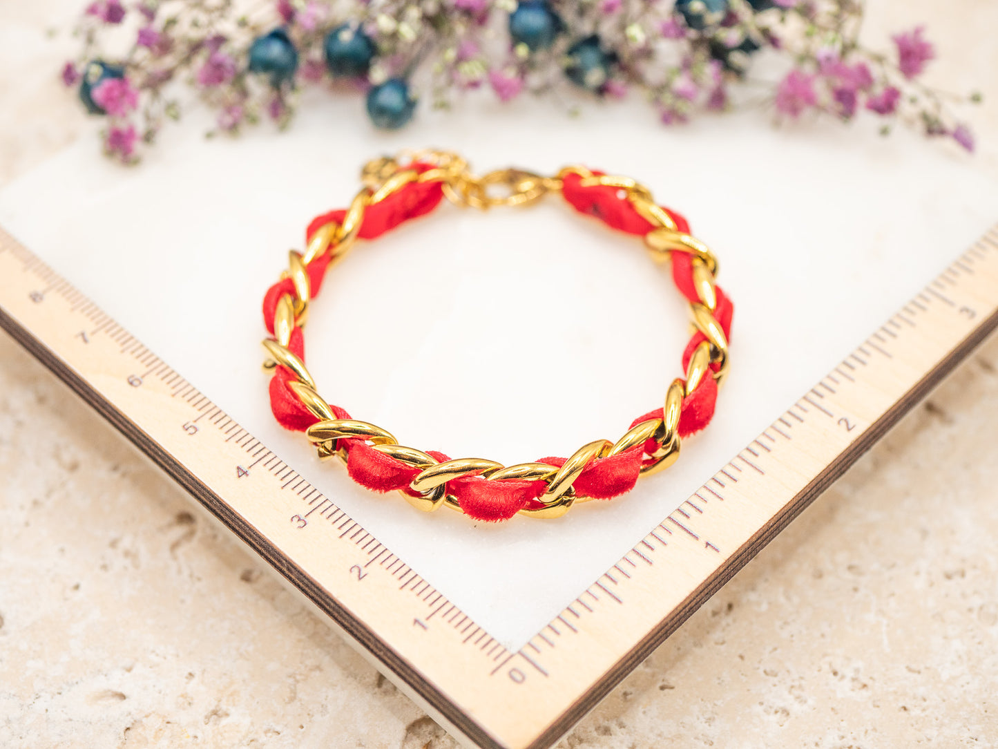 Bracelet Amalia rouge