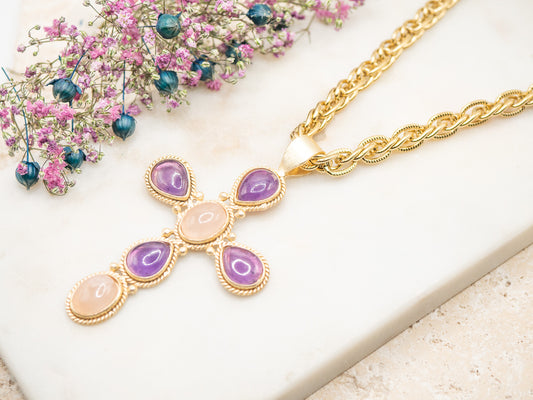 Collier Amarilis violet