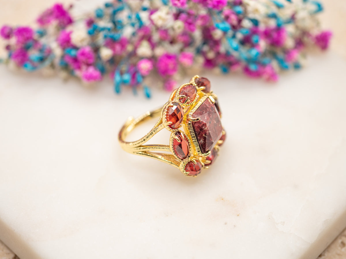 Bague Grenat Serenza