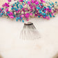 Boucle d'oreille unique Pluie Alvara