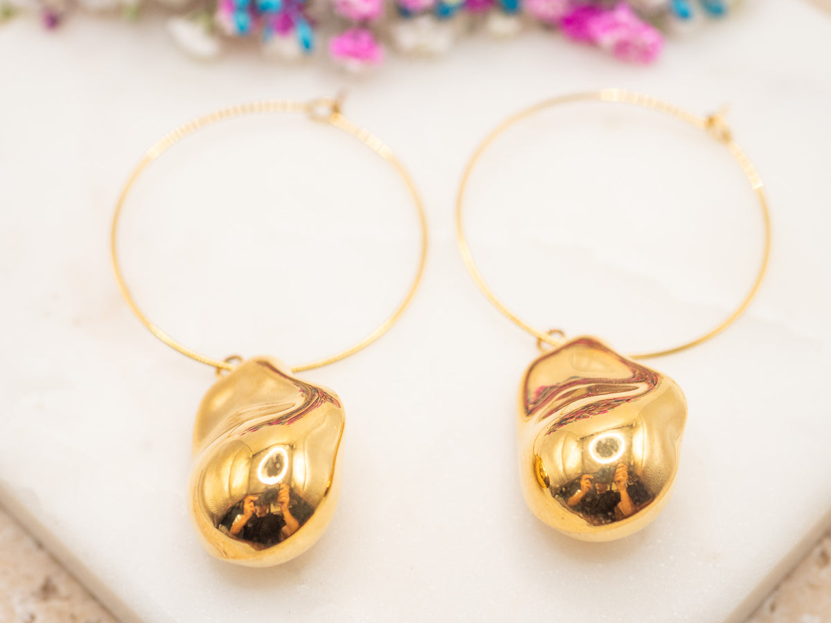 Boucles d'oreilles Onde Luvéra