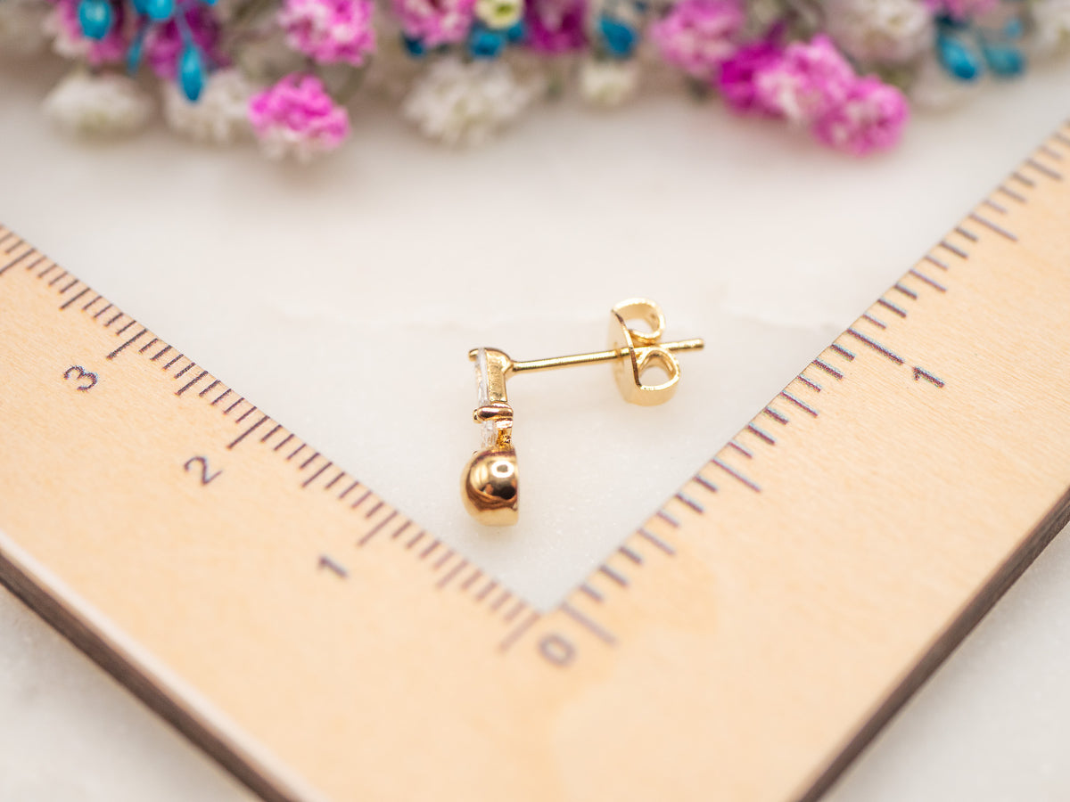 Boucle d'oreille unique Éclat Sorevia