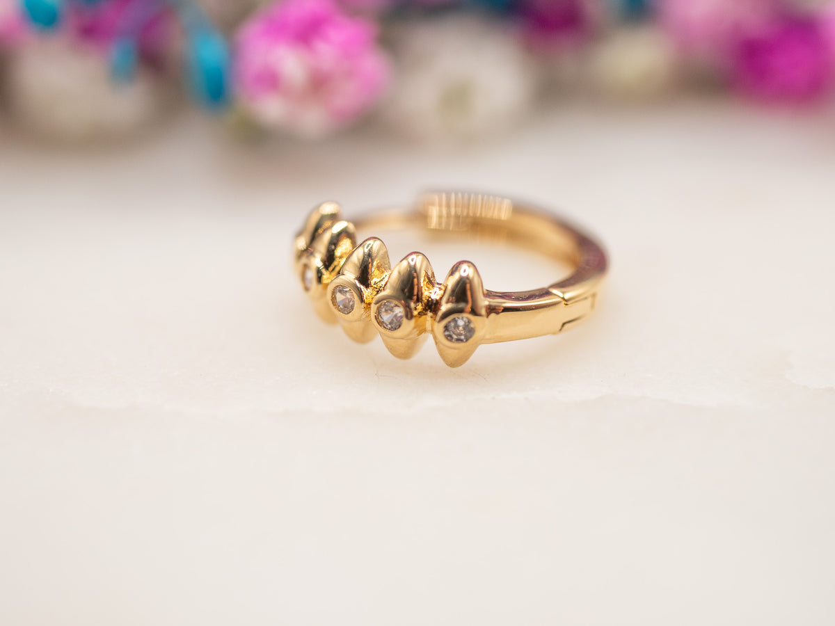 Boucle d'oreille unique Murmure Elvara