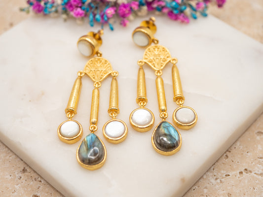 Boucles d'oreilles Cascade Luvéna