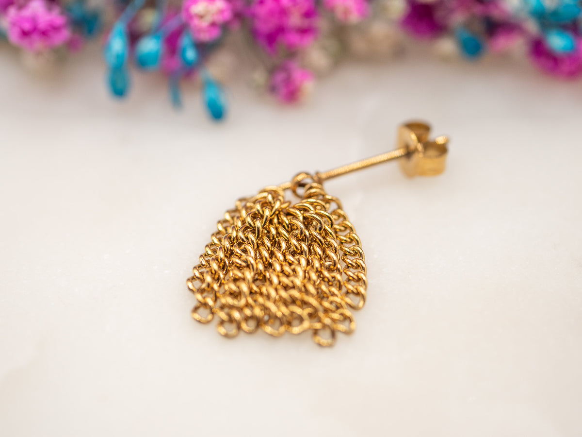 Boucle d'oreille unique Voile Maïsa