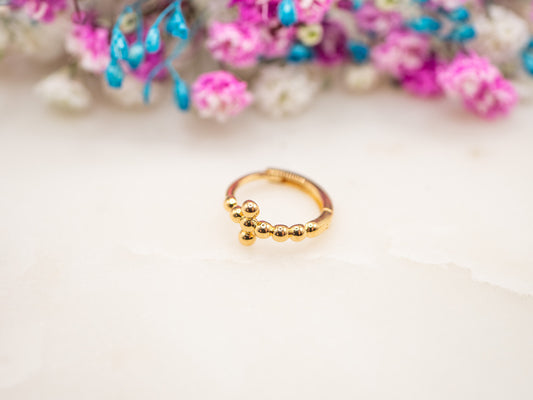 Boucle d'oreille unique Éclat Aluna