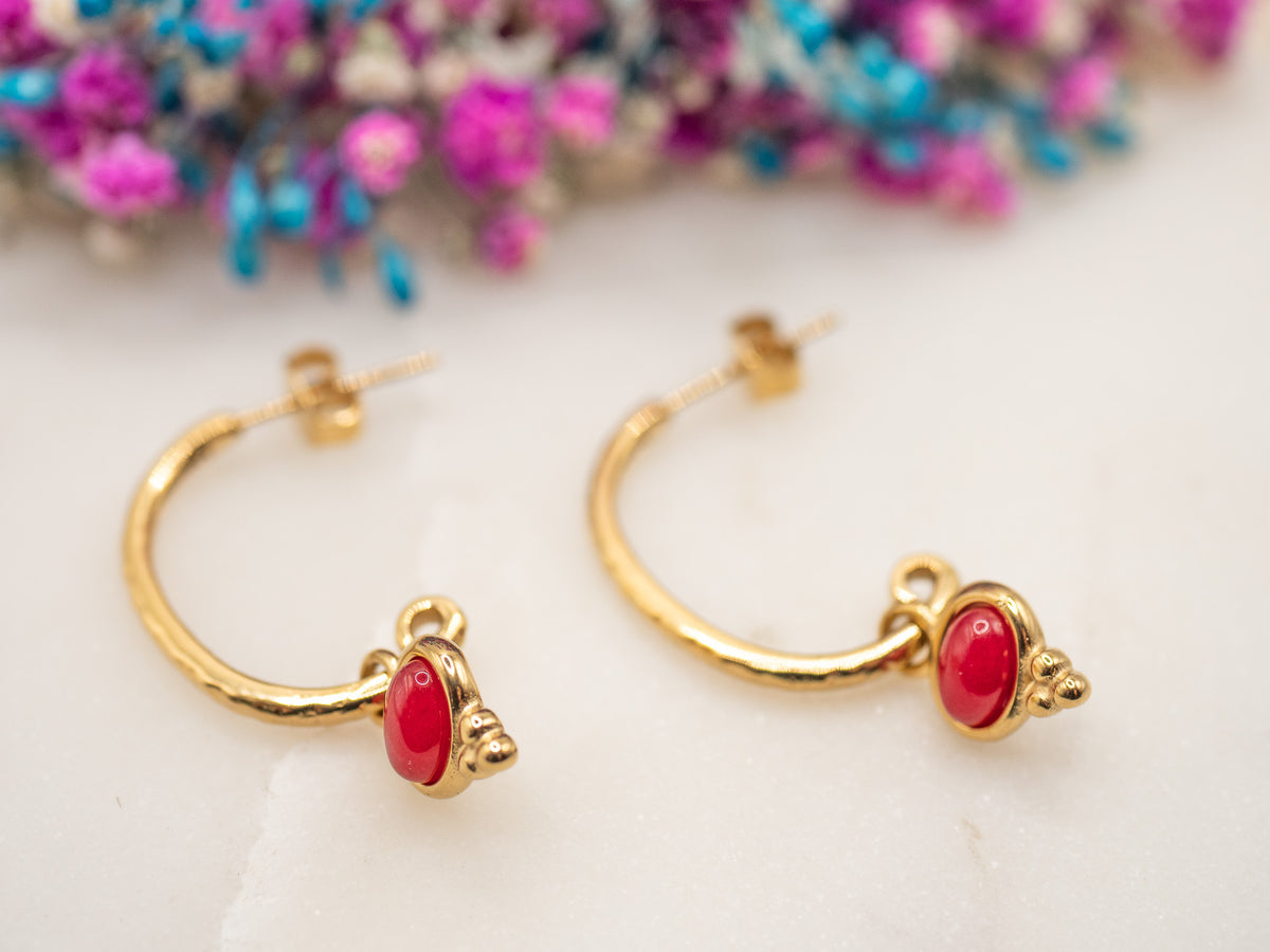 Boucles d'oreilles Flamme Ruvina