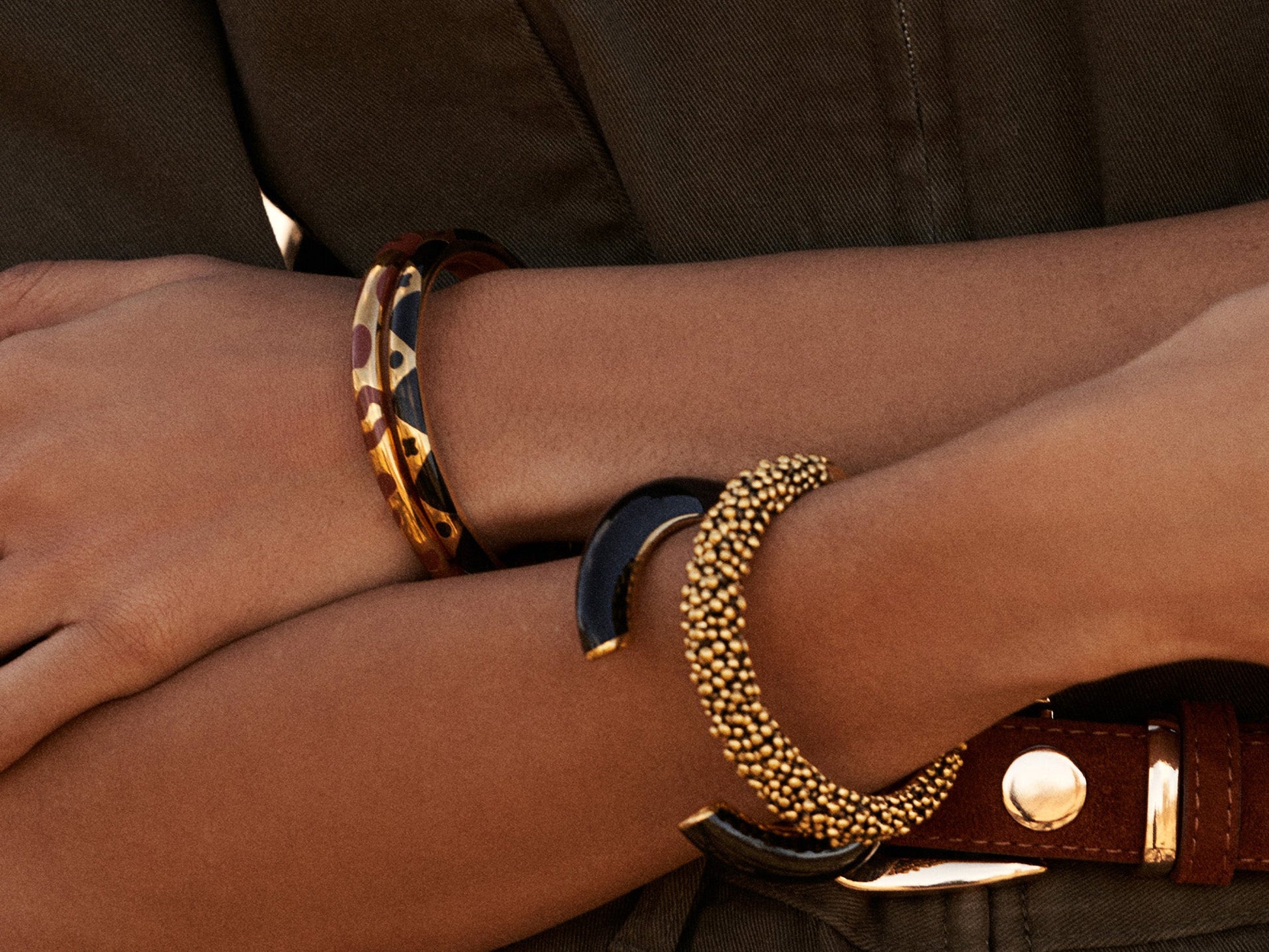 Bracelet Makoma porté - Aurélie Bidermann