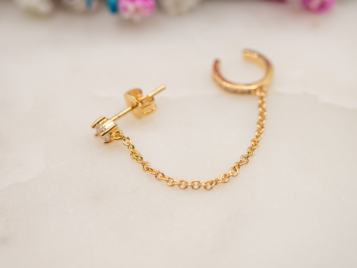 Boucle d'oreille unique Sillage Nolia