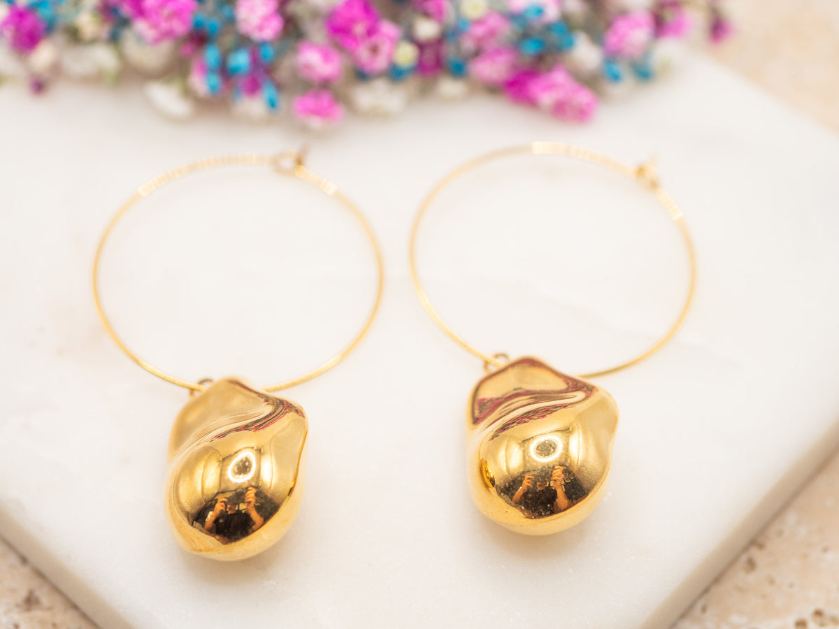 Boucles d'oreilles Onde Luvéra