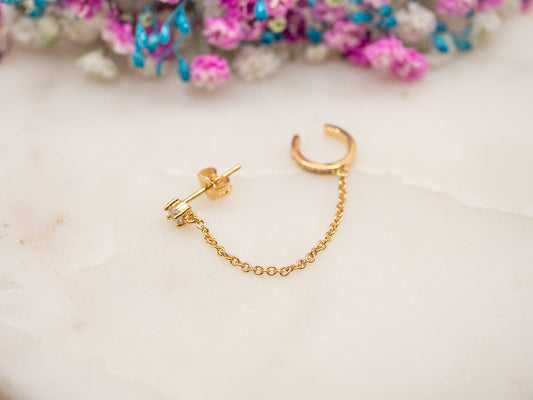 Boucle d'oreille unique Sillage Nolia