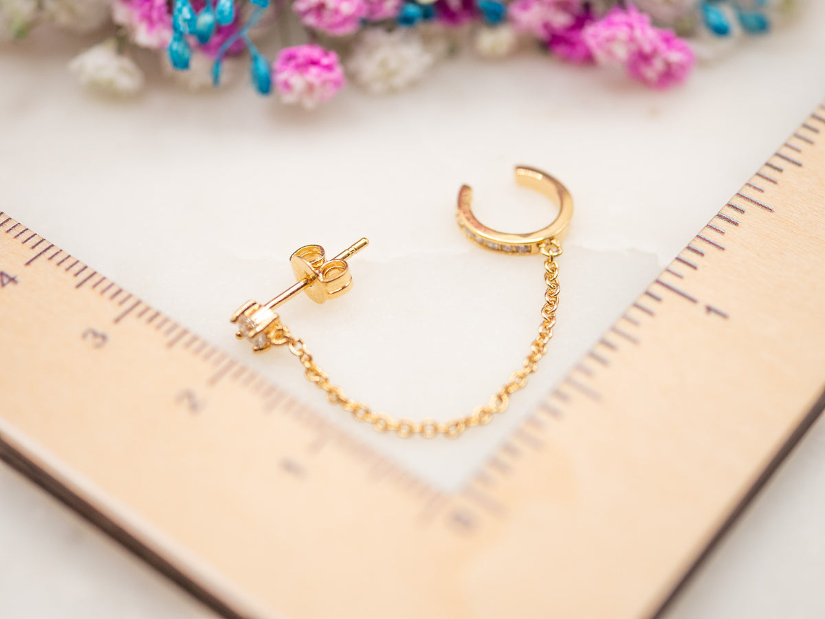 Boucle d'oreille unique Sillage Nolia