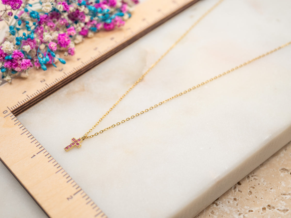 Collier Croix Rosalia