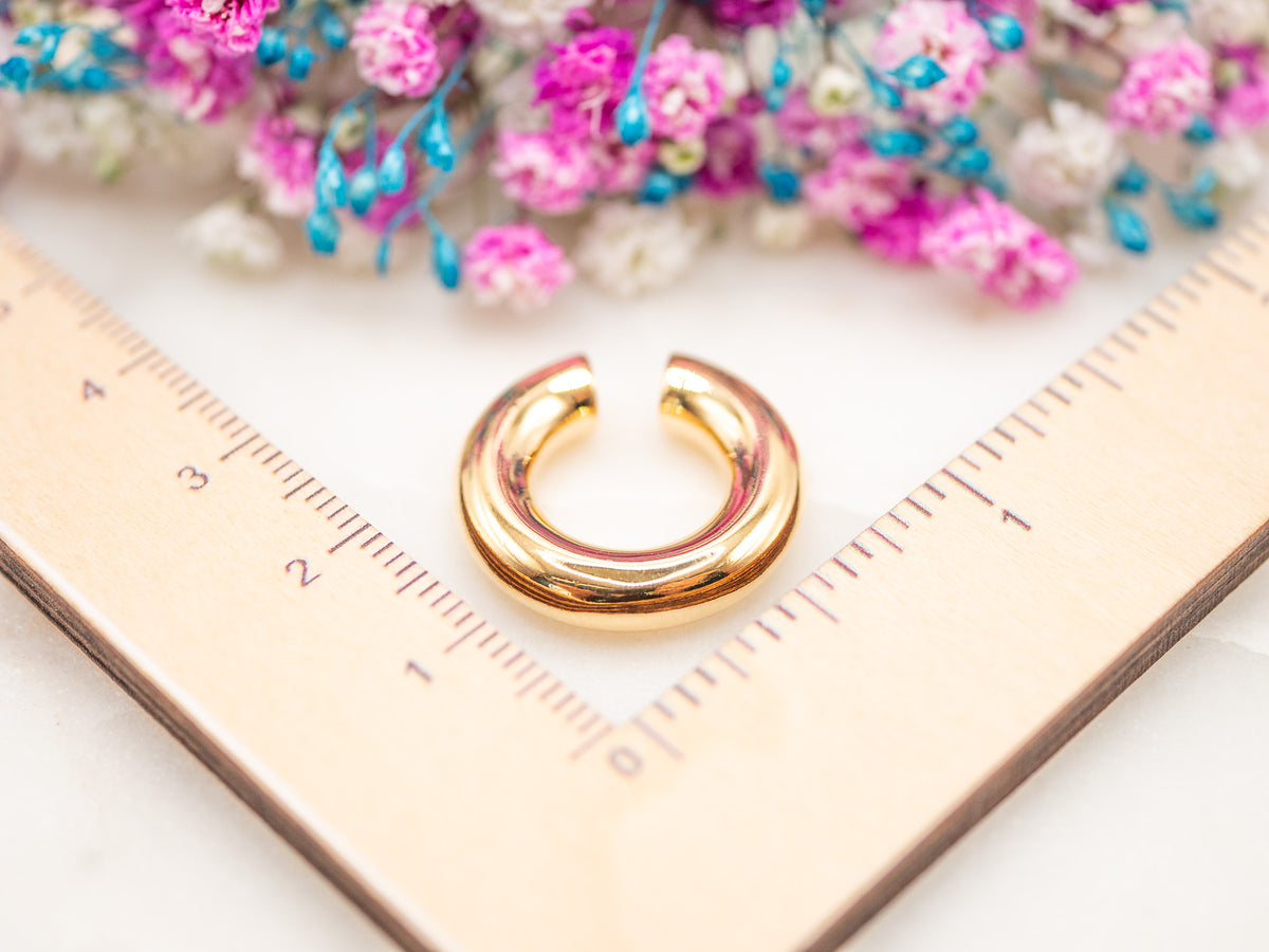 Boucle d'oreille unique Halo Orelia