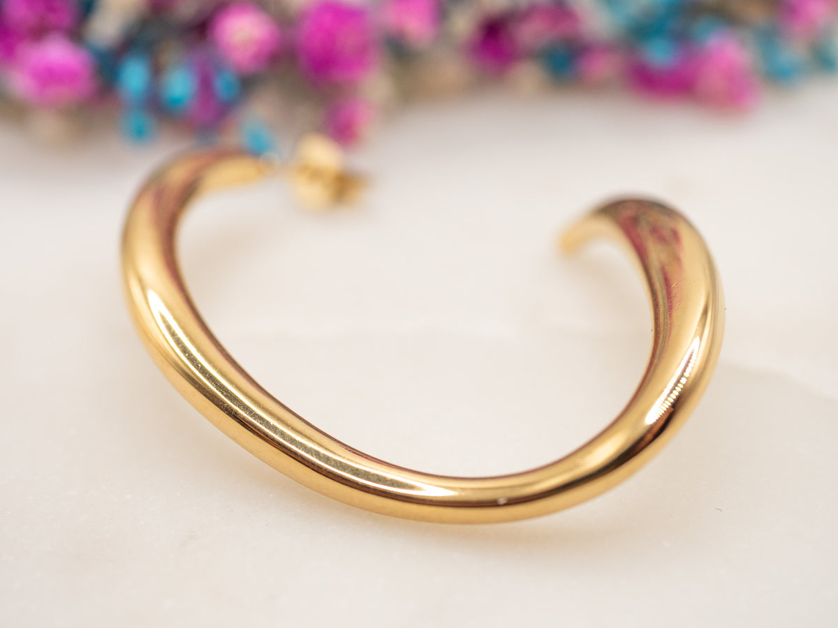 Boucles d'oreilles Courbe Orelia