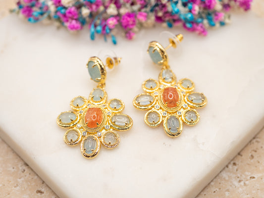 Boucles d'oreilles Fleur Maëlya