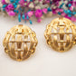 Boucles d'oreilles Tressia Doree