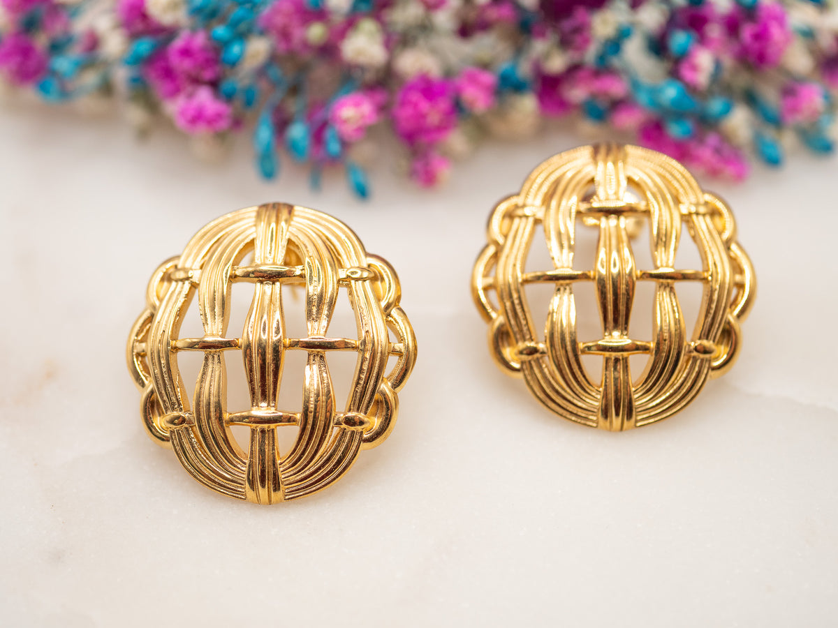 Boucles d'oreilles Tressia Doree