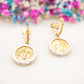 Boucles d'oreilles Médaillon Etruvia