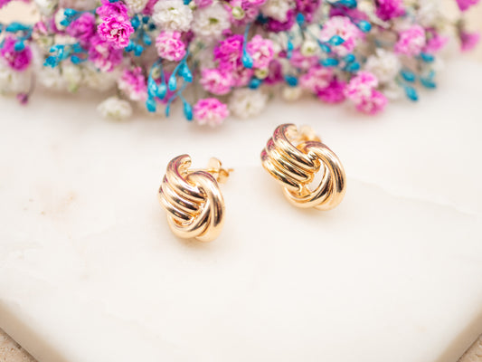 Boucles d'oreilles Nœud Liora