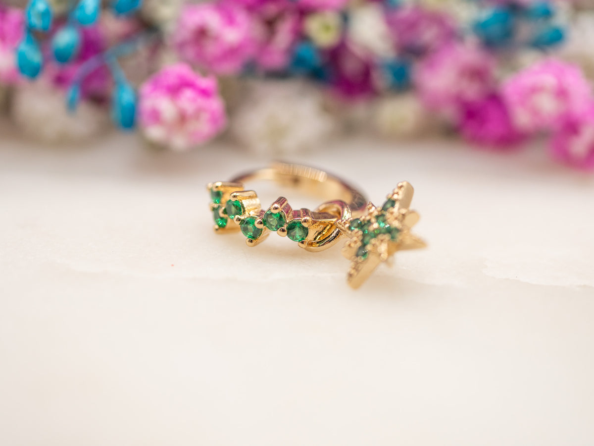 Boucle d'oreille unique Éclat Sylva