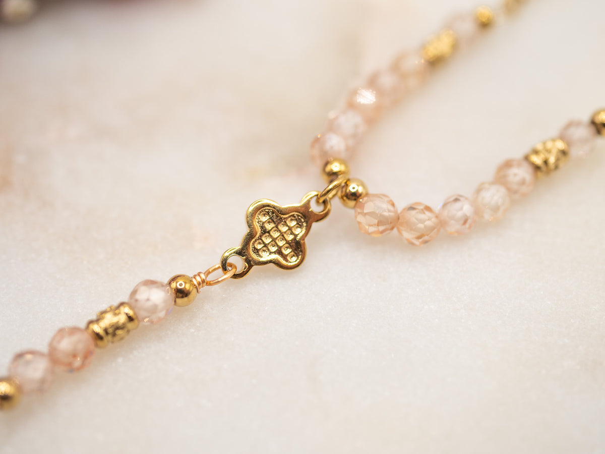 Collier Éclat Rosé Elviana