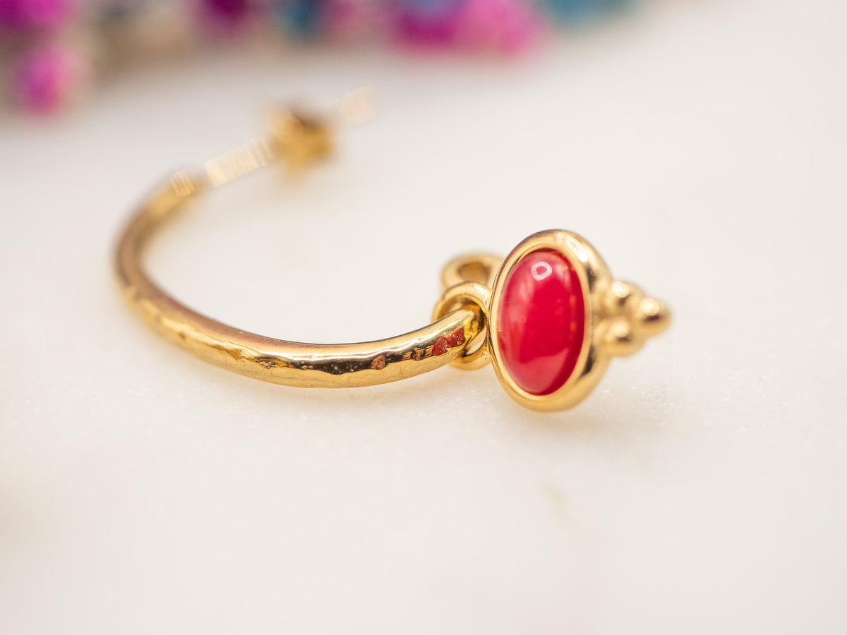 Boucles d'oreilles Flamme Ruvina